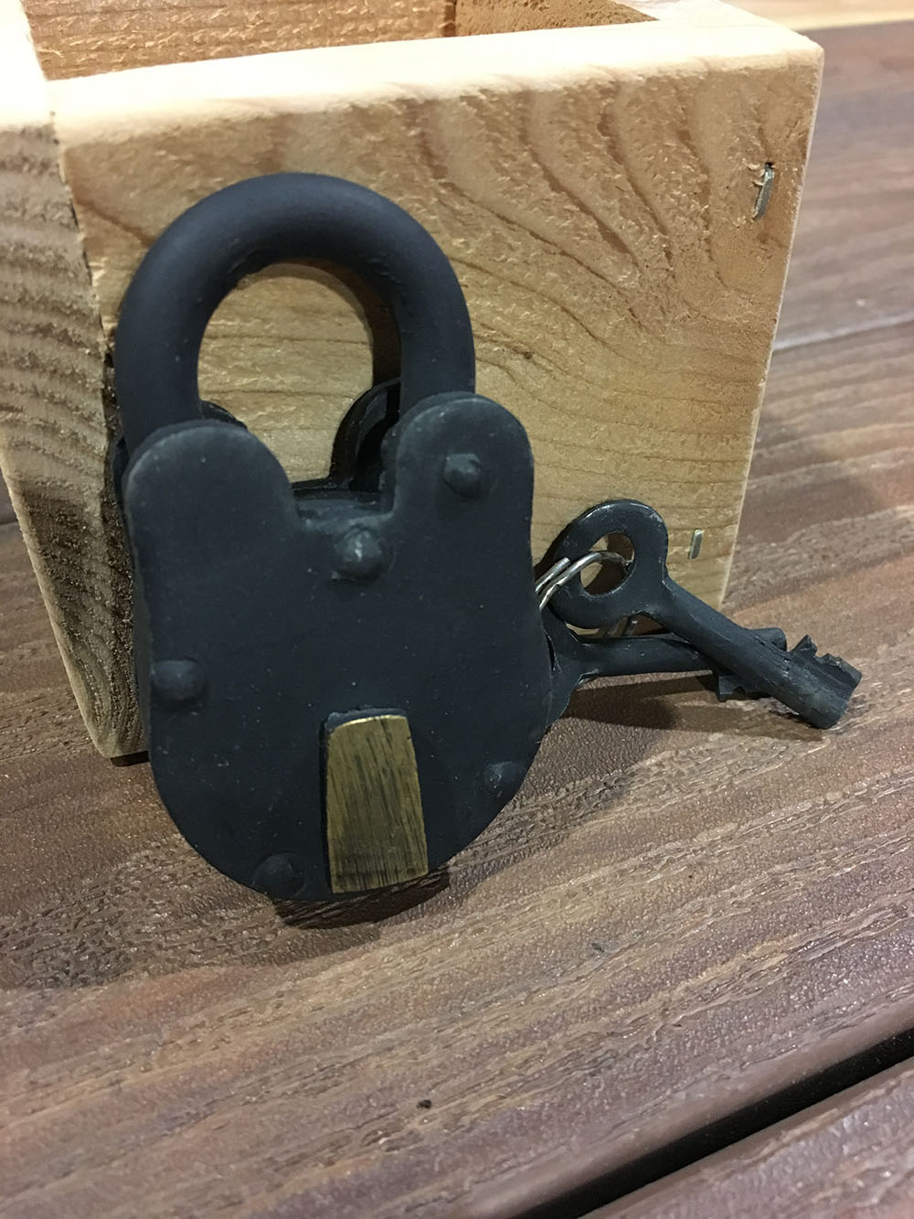 Vintage Iron Lock And Skeleton Key Trade House Crafts