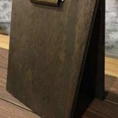 Large Wood Table Tent Clipboard