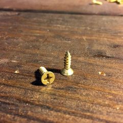 Screws for Rustic Wood Finishing